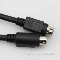 Vehicle CCTV Aviation Connector Din Extension Video Cable